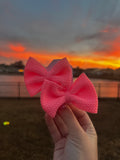 Piggy Bows: Pink