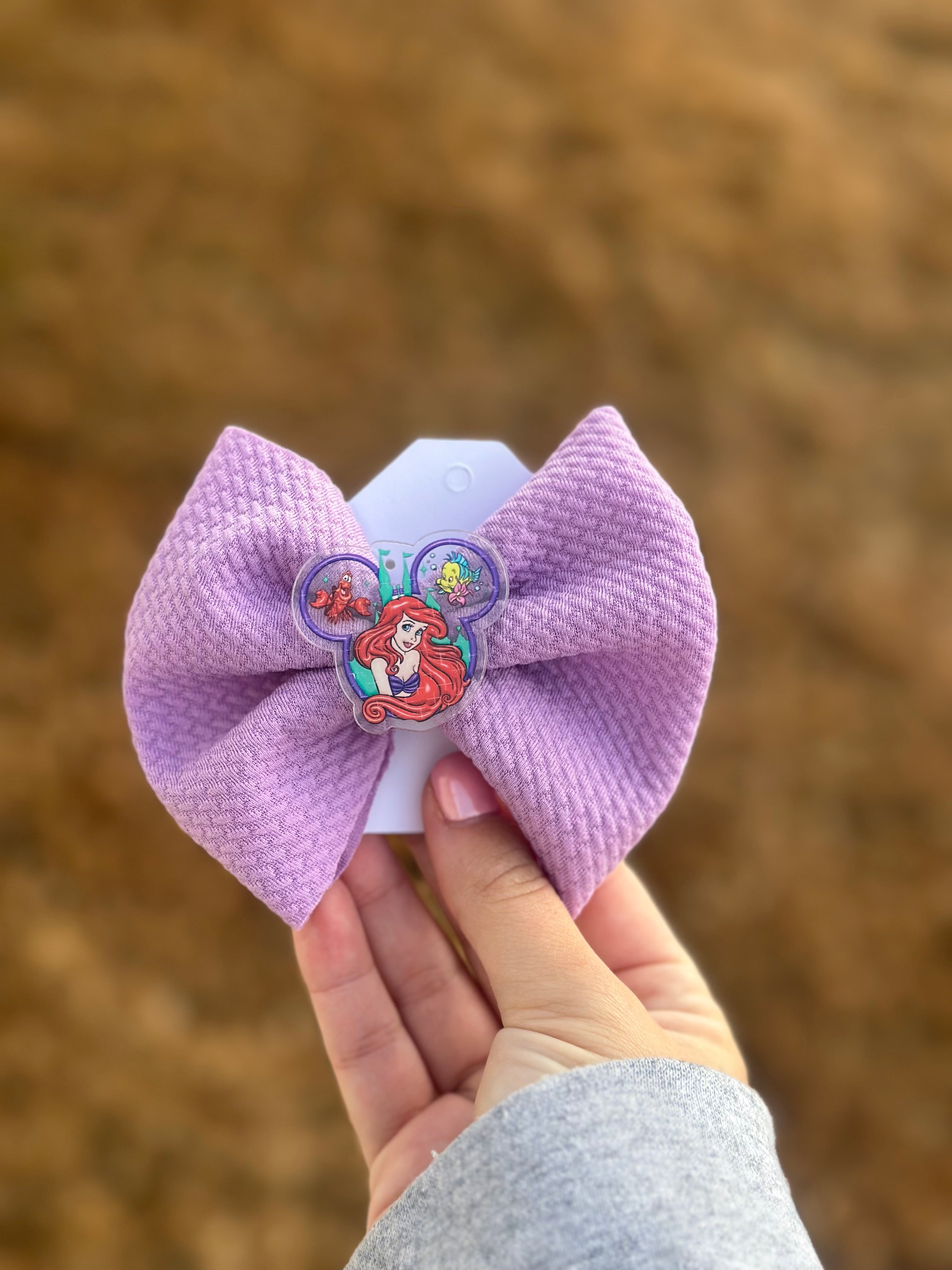 4" Bow"- Lil' Mermaid