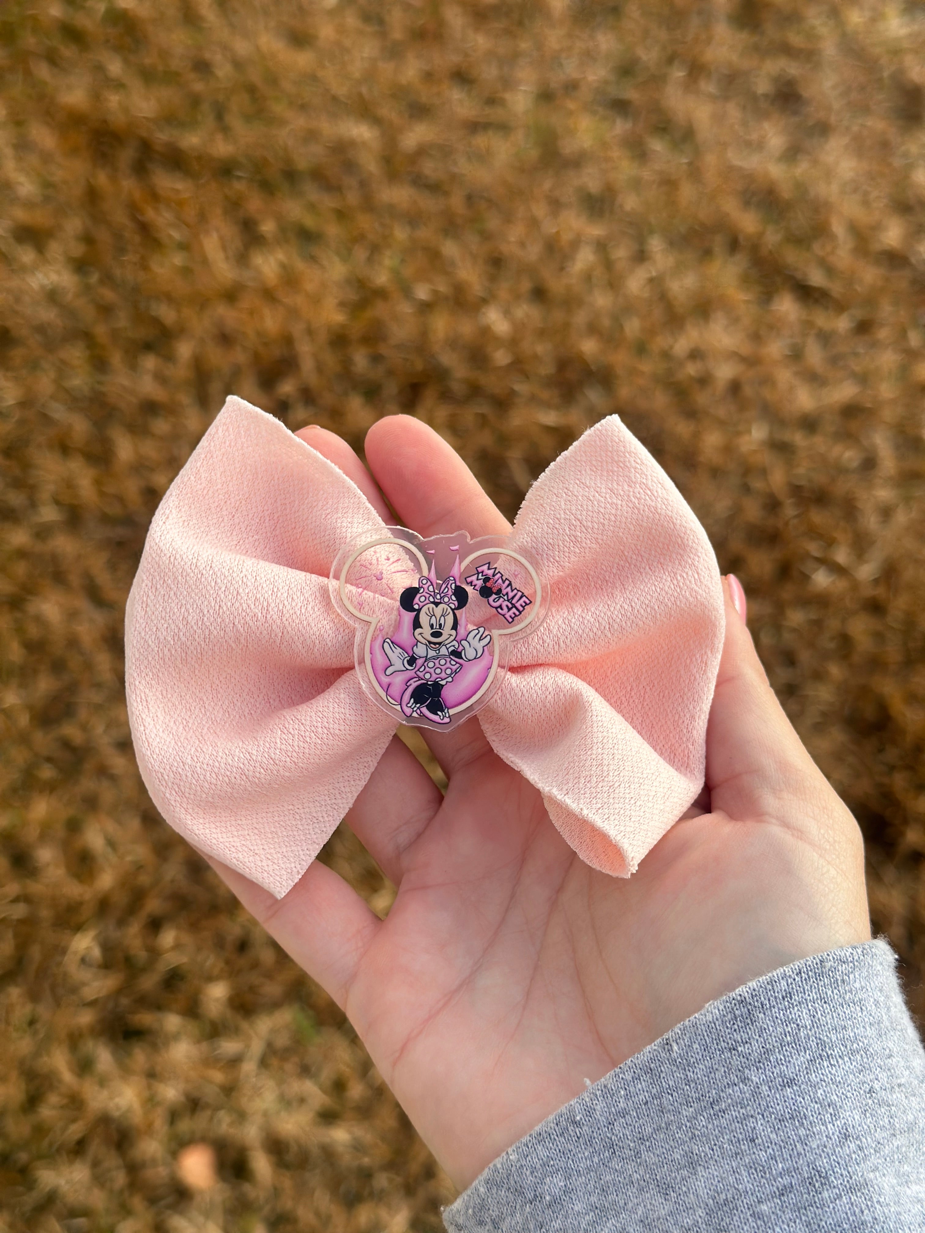4" Bow- Minnie