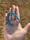 Blue Wave Lava Rock Bracelet